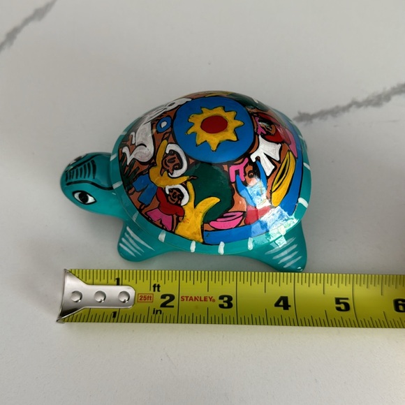 Mexican Folk Art Pottery Trinket Box - Picture 7 of 8